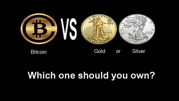 which one should you own - bitcoin gold or silver